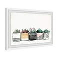 thumbnail image 1 of Marmont Hill Succulent Quintet Framed Painting Print, 1 of 4