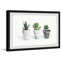 Marmont Hill Succulent Trio Framed Wall Art