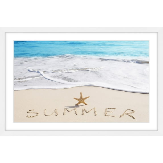 Marmont Hill "Summer Starfish" Framed Painting Print