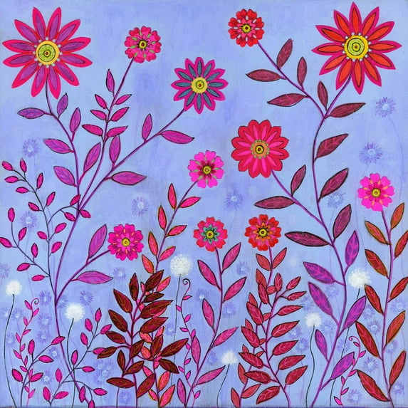 Marmont Hill "Sundance" by Sascalia Painting Print on Wrapped Canvas