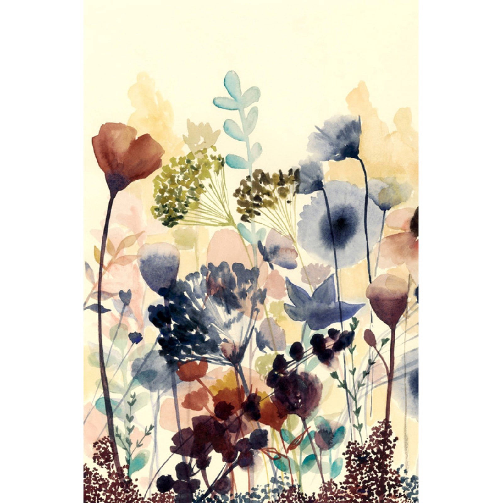 Marmont Hill Sundry Blossoms I Painting Print on Wrapped Canvas