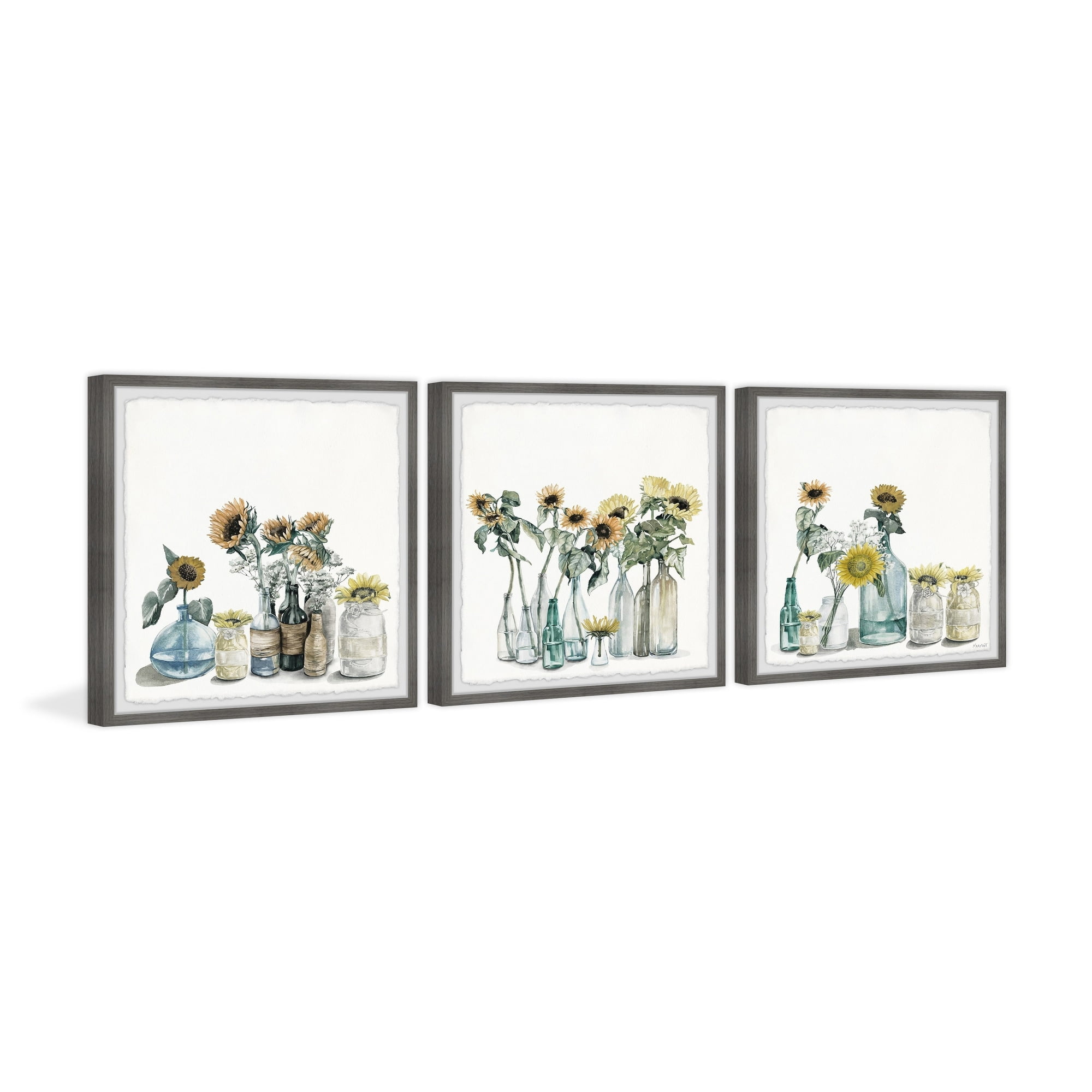 Marmont Hill Sunflower Collection Triptych