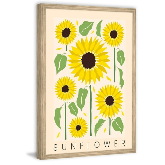 Marmont Hill Sunflowers Bloom Framed Painting Print