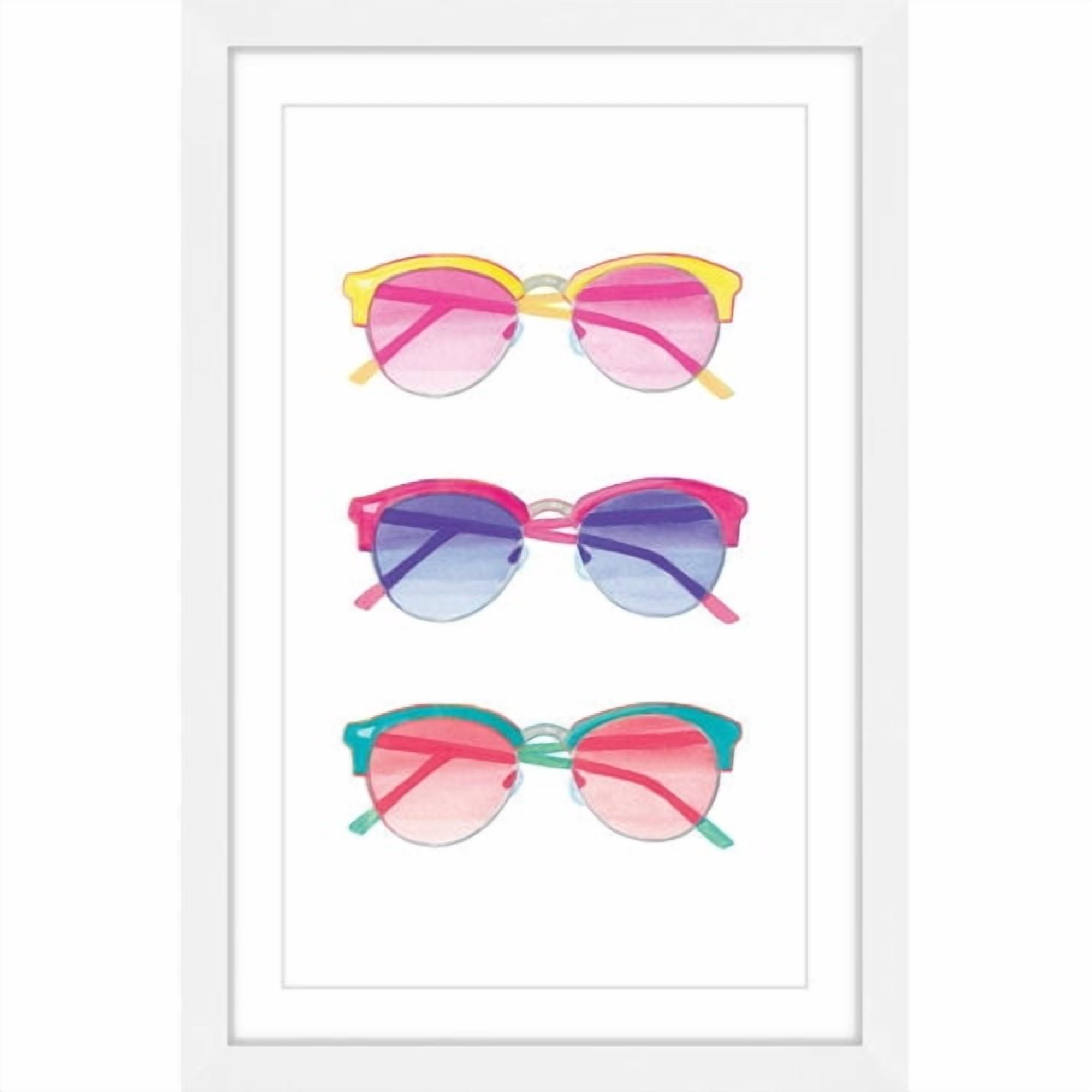 Marmont Hill "Sunglasses" by Molly Rosner Framed Painting Art Print