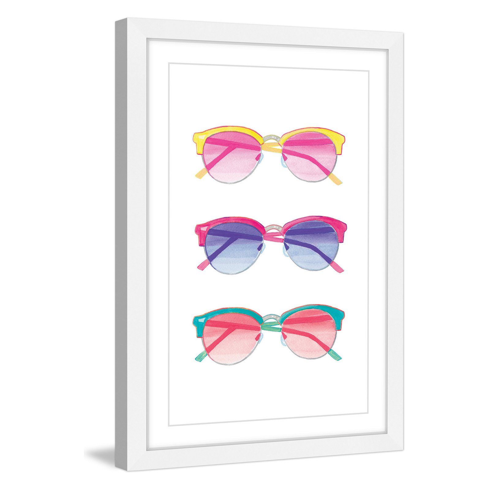Marmont Hill "Sunglasses" by Molly Rosner Framed Painting Print