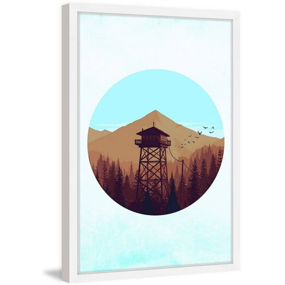 Marmont Hill "Sunset Birds" Framed Painting Print