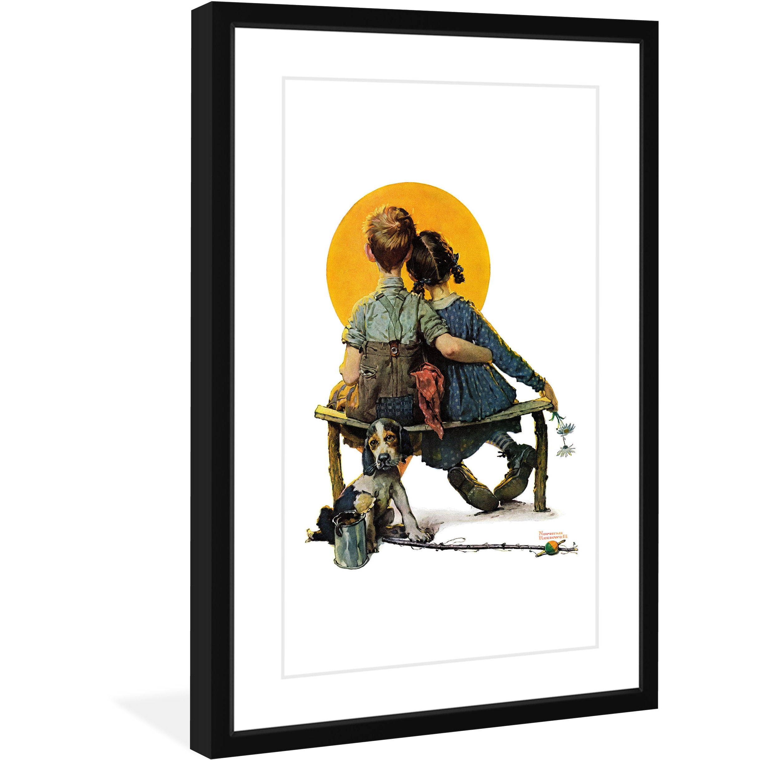 Marmont Hill Sunset by Norman Rockwell Framed Wall Art