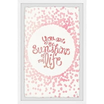 Marmont Hill Sunshine Of My Life Framed Wall Art, 8.00" x 1.50"