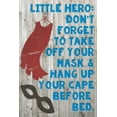 thumbnail image 1 of Marmont Hill Superhero Bedtime Rules Canvas Wall Art, 1 of 7