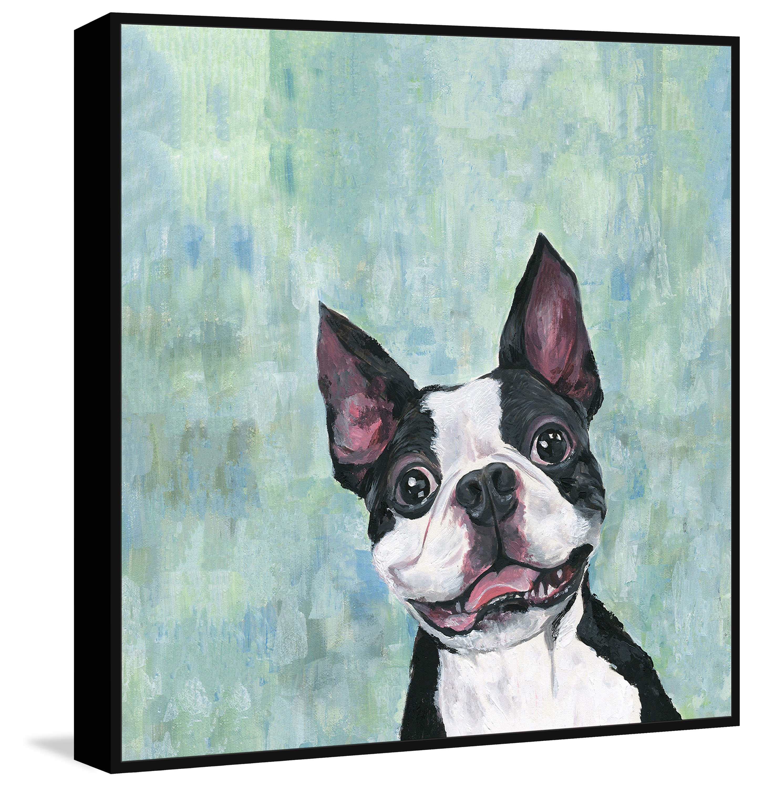 Marmont Hill "Surprise!" Floater Framed Painting Print on Canvas