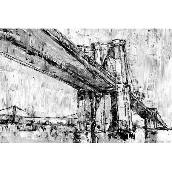 Marmont Hill "Suspension Bridge II" Painting Print on Wrapped Canvas