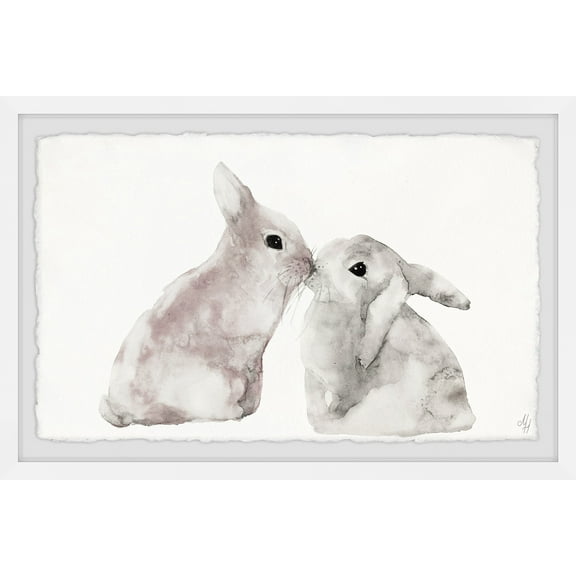Marmont Hill Sweet Bunnies Framed Wall Art