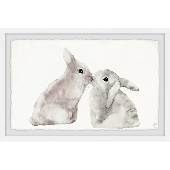 Marmont Hill Sweet Bunnies Framed Wall Art
