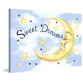 thumbnail image 1 of Marmont Hill "Sweet Dreams Moon" by Reesa Qualia Painting Print on Wrapped Canvas, 1 of 1