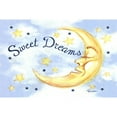 thumbnail image 1 of Marmont Hill "Sweet Dreams Moon" by Reesa Qualia Painting Print on Wrapped Canvas, 1 of 5