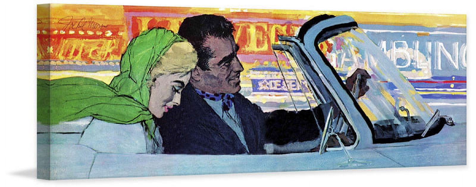 Marmont Hill "Take Her to Vegas" by Joe de Mers Painting Print on Canvas