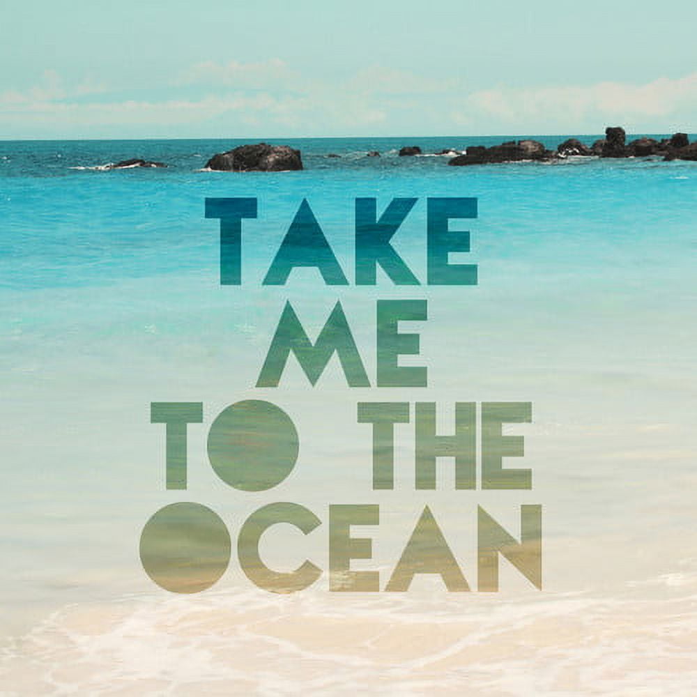 Marmont Hill "Take Me to the Ocean" Sylvia Cook Painting Print on Canvas