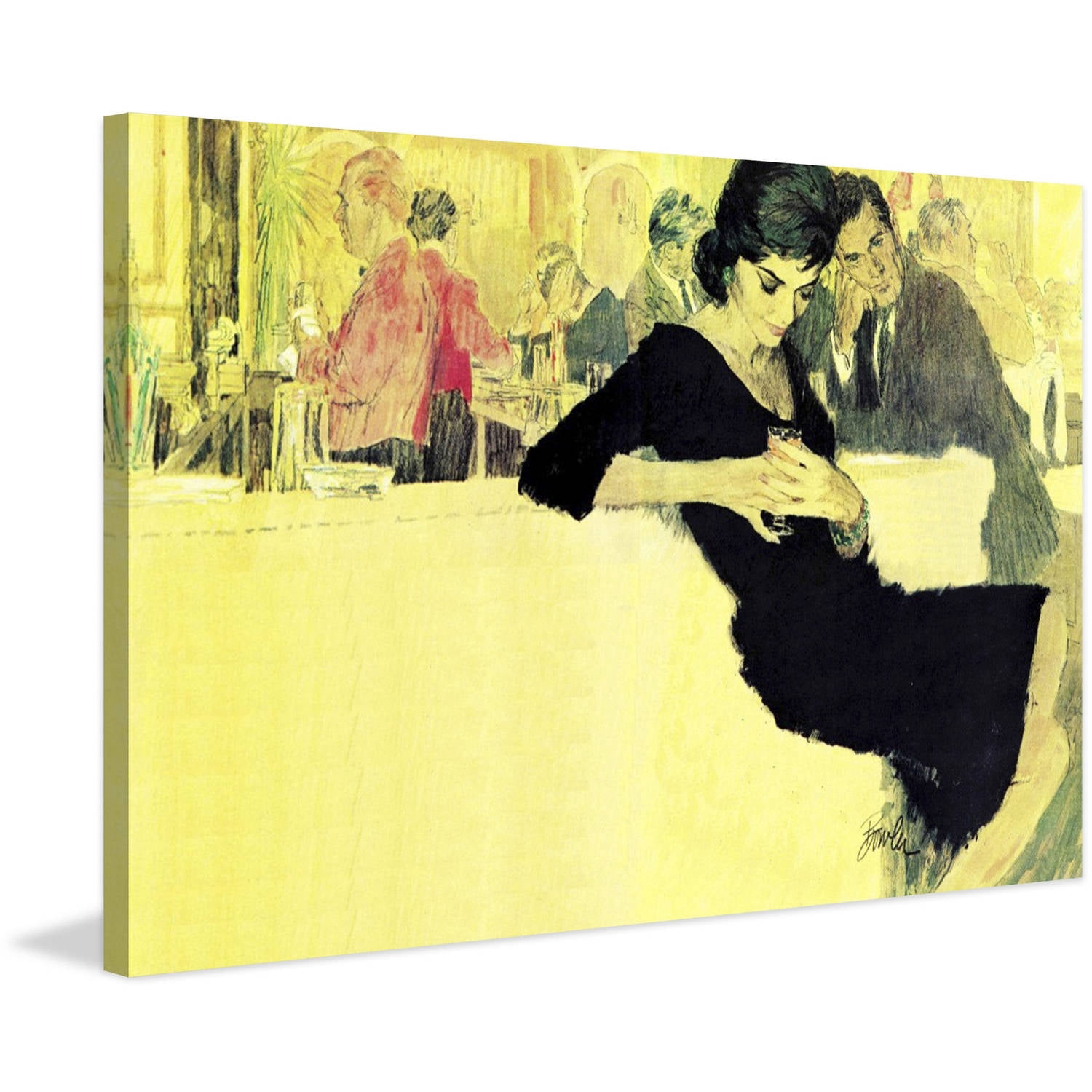 Marmont Hill "Take a Chance" by Robert Jones Painting Print on Canvas