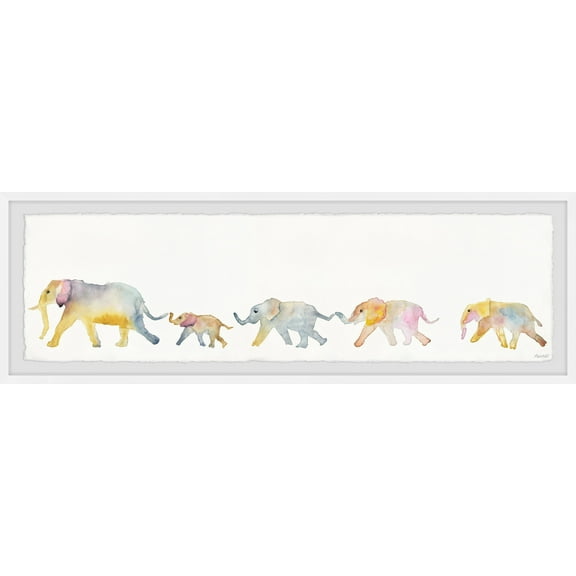 Marmont Hill Taking the Lead Framed Wall Art, 10" x 30"