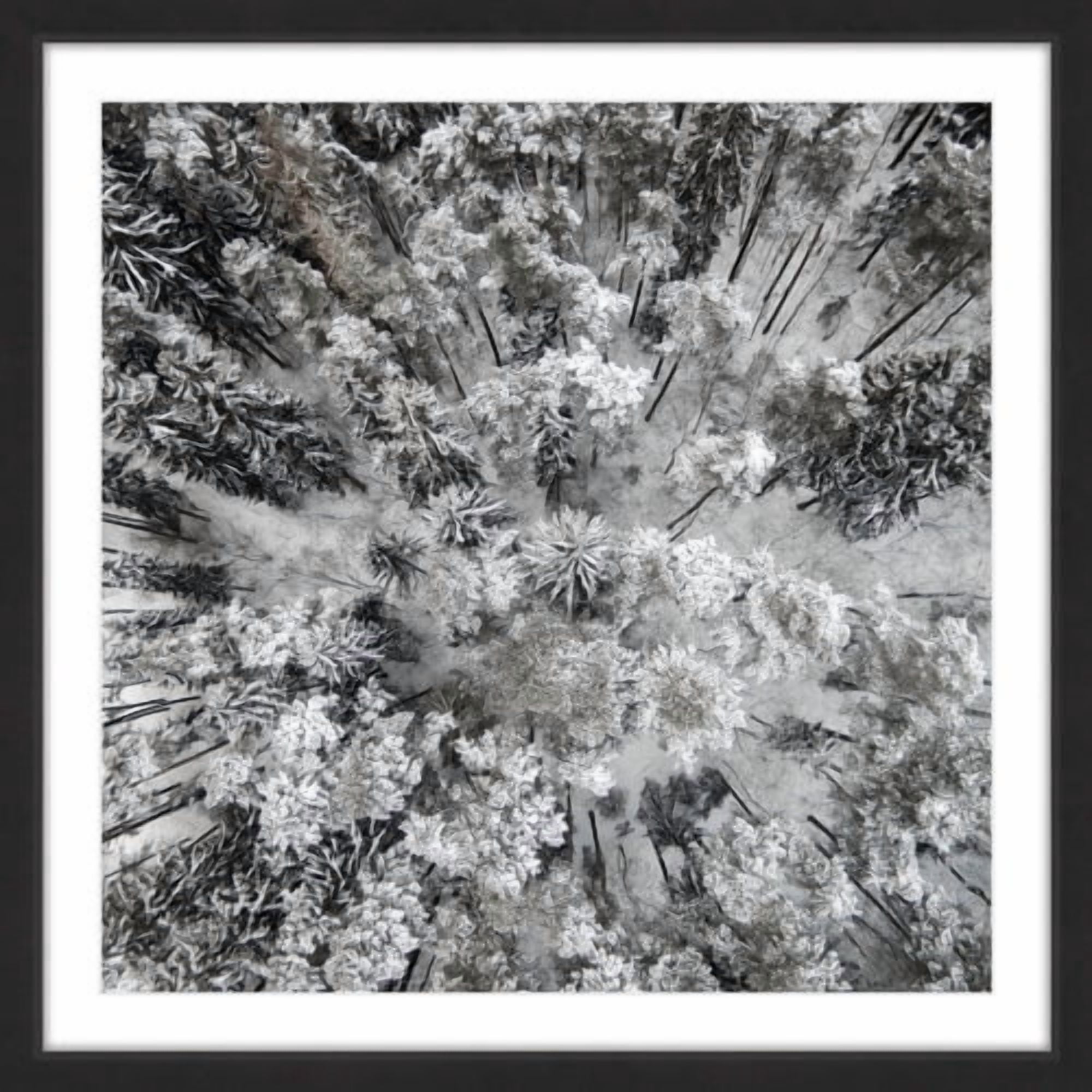 Marmont Hill "Tall And Cold" By Karolis Janulis Framed Painting Art Print, 18.0" x 1.5"
