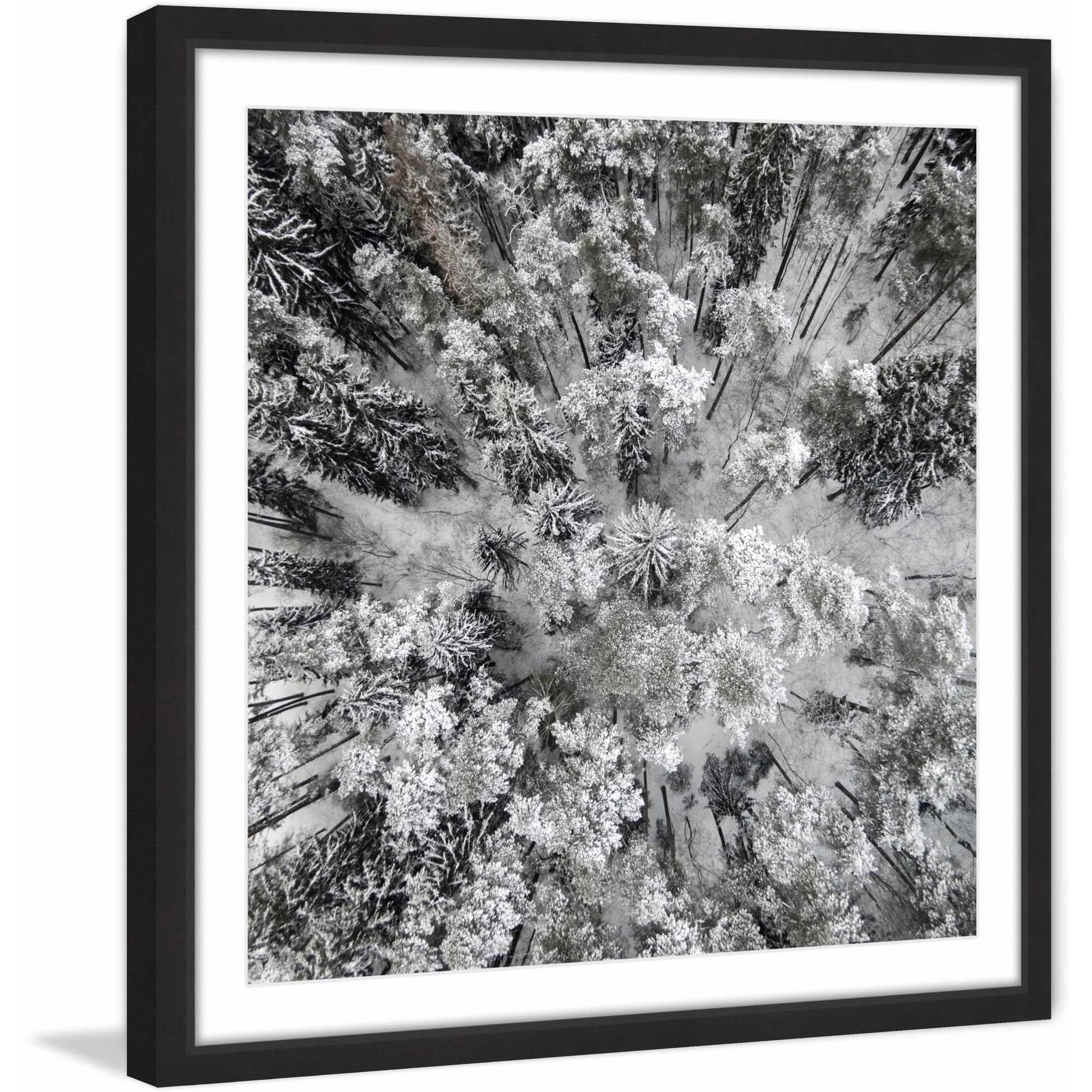Marmont Hill "Tall And Cold" By Karolis Janulis Framed Painting Art Print, 32.0" x 1.5"