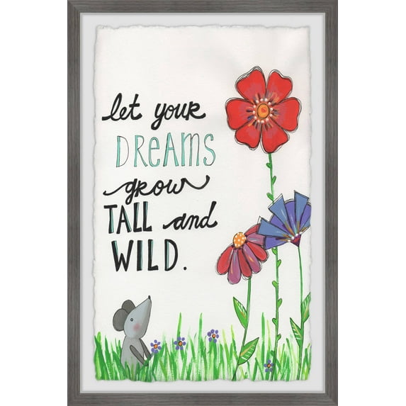 Marmont Hill Tall And Wild By Melonie Madison Framed Wall Art, 8.00" x 1.50"