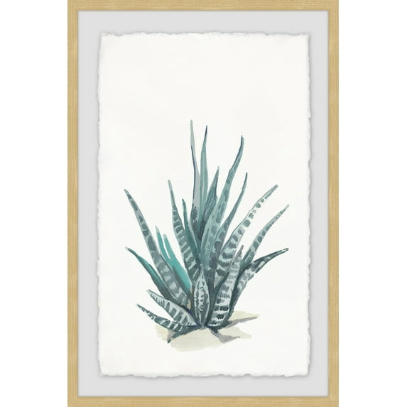 Marmont Hill Tall Succulent Framed Wall Art, 45" x 30"