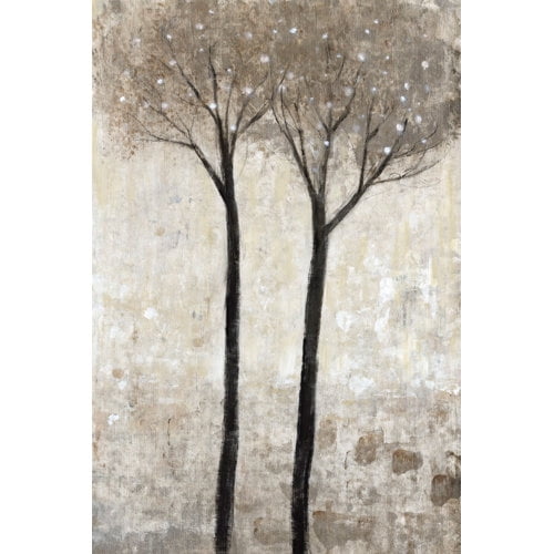 Marmont Hill "Tall Trees Bloom" Painting Print on Wrapped Canvas