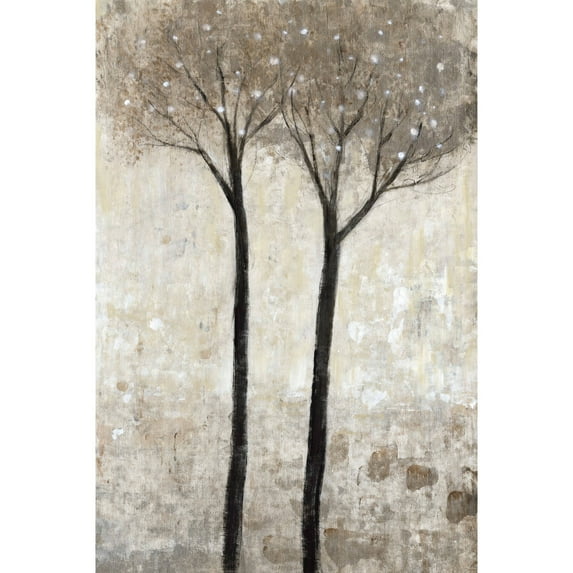 Marmont Hill "Tall Trees Bloom" Painting Print on Wrapped Canvas