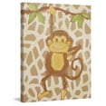 thumbnail image 1 of Marmont Hill "Tan Monkey" by Reesa Qualia Painting Print on Wrapped Canvas, 1 of 5