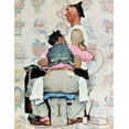 thumbnail image 1 of Marmont Hill "Tattoo Artist" by Norman Rockwell Painting Print on Canvas, 1 of 7