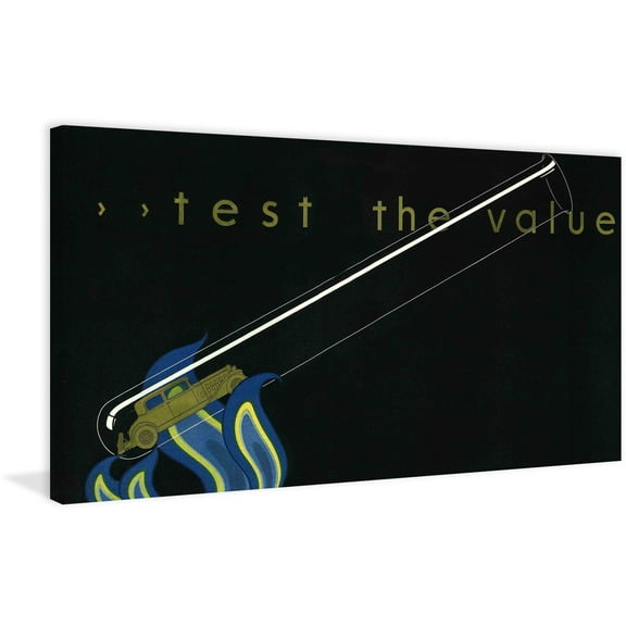 Marmont Hill Test The Value Print On Canvas