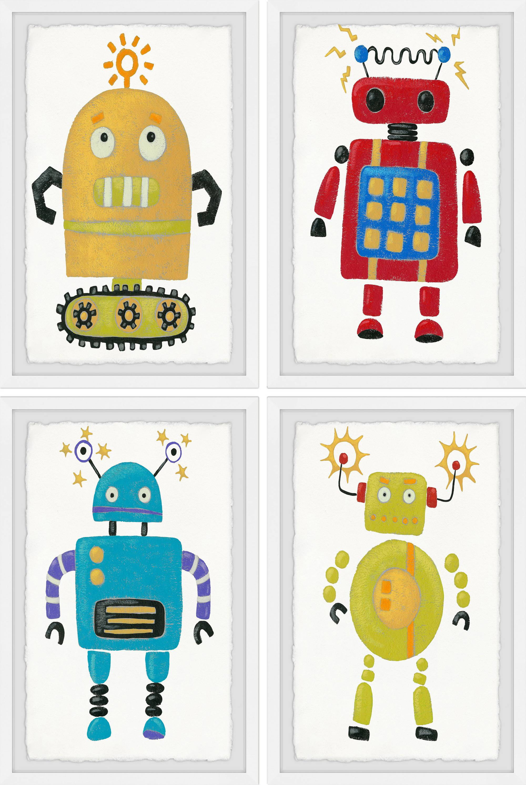 Marmont Hill The Amazing Robots Quadriptych