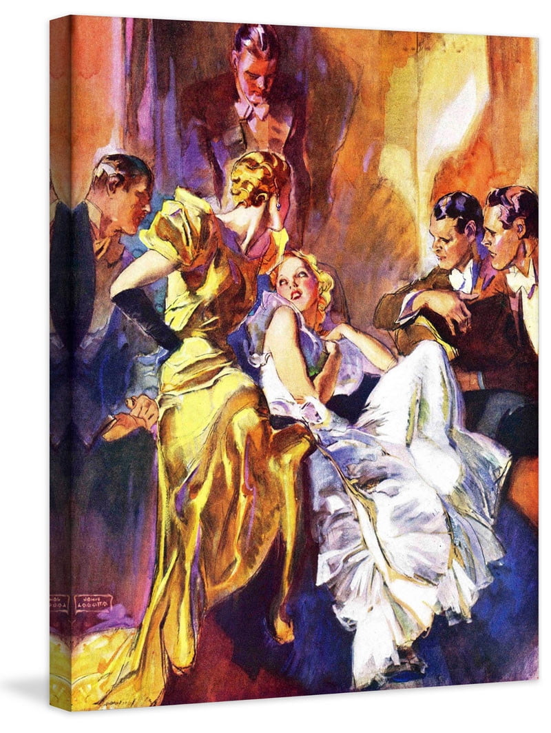 Marmont Hill "The Battle of the Blondes" by John LaGatta Painting Print on Canvas