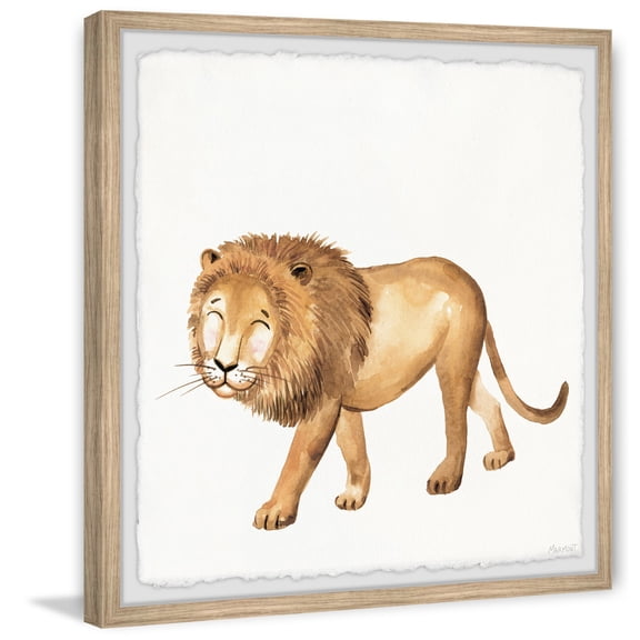 Marmont Hill The Big Cat Framed Painting Print