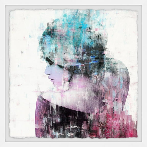 Marmont Hill The Blue Scarf Framed Wall Art