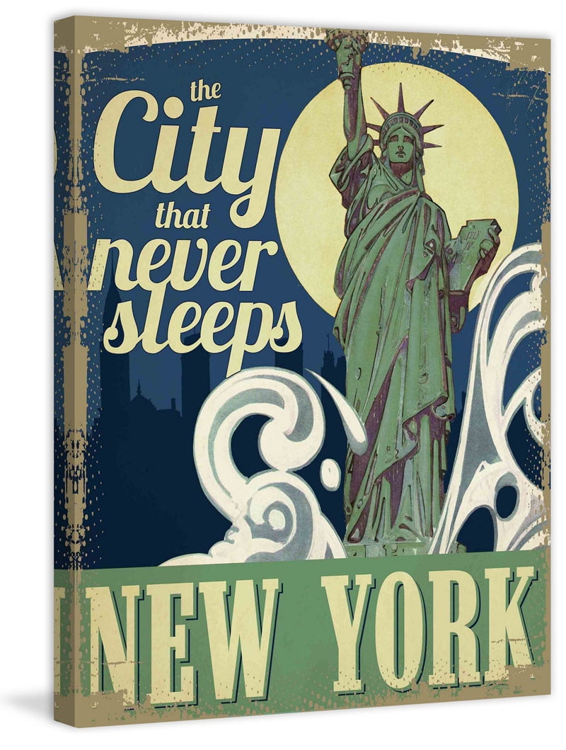 Marmont Hill "The City that Never Sleeps" Painting Print on Canvas
