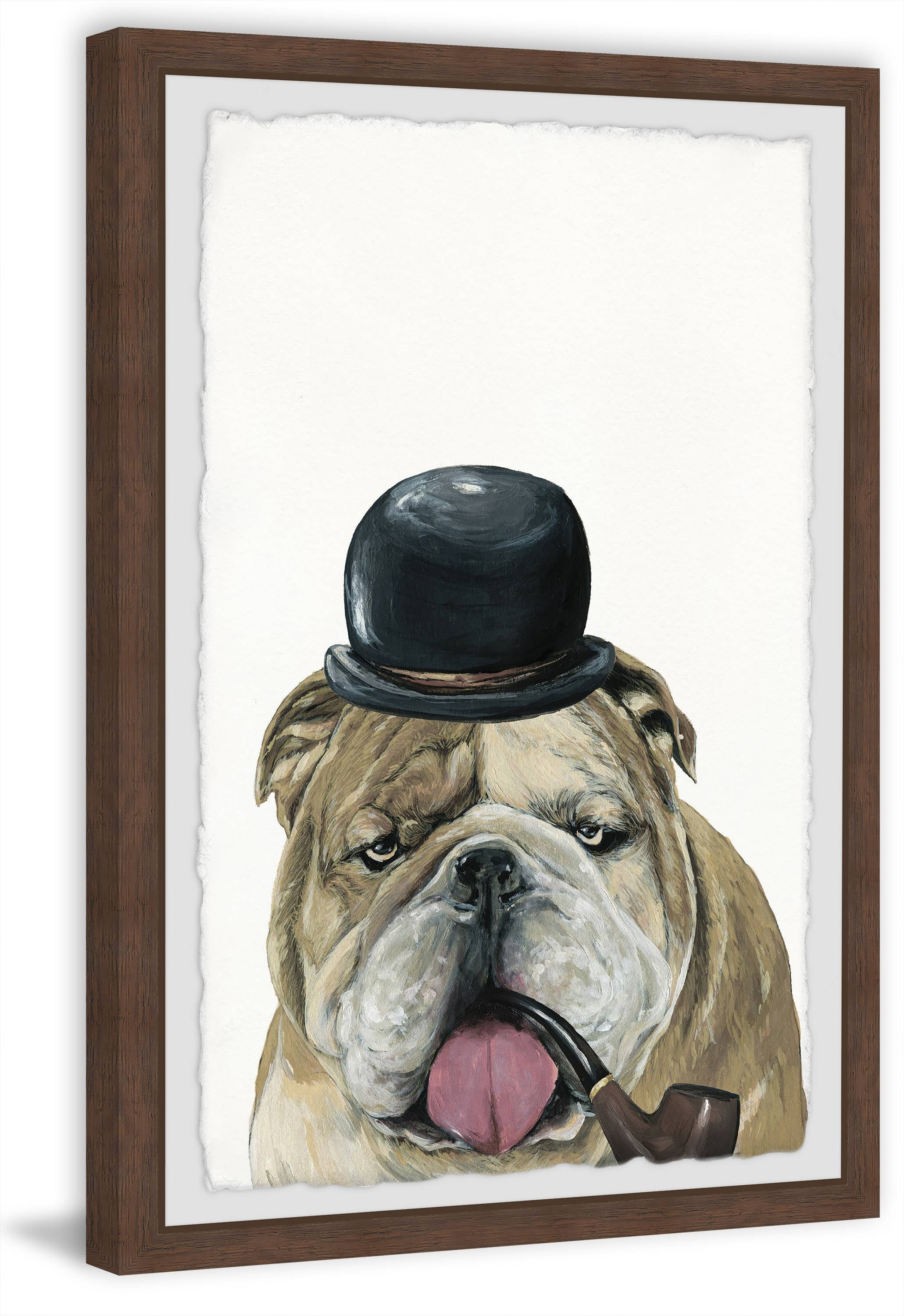 Marmont Hill "The Clever One" Framed Painting Art Print, 16.00" x 1.50"