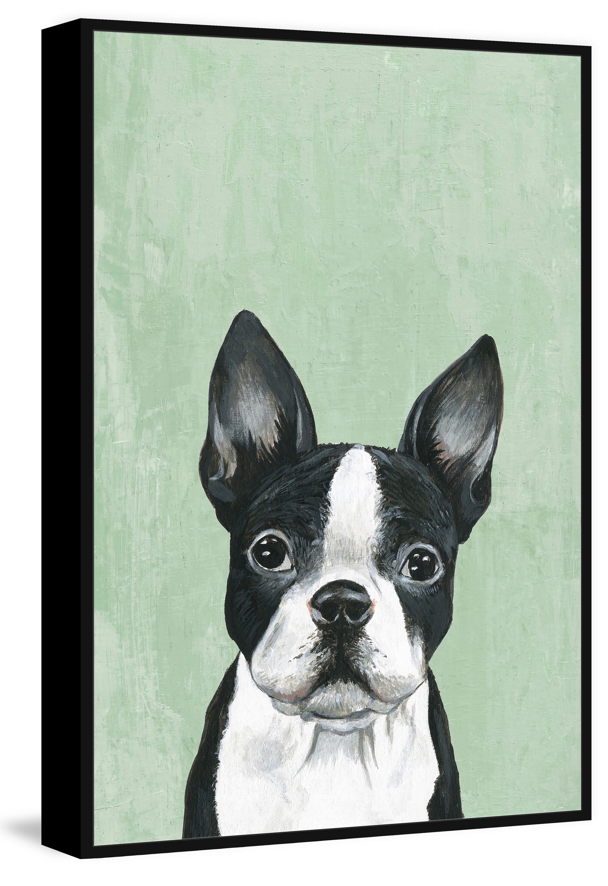 Marmont Hill "The Curious One" Floater Framed Painting Print on Canvas