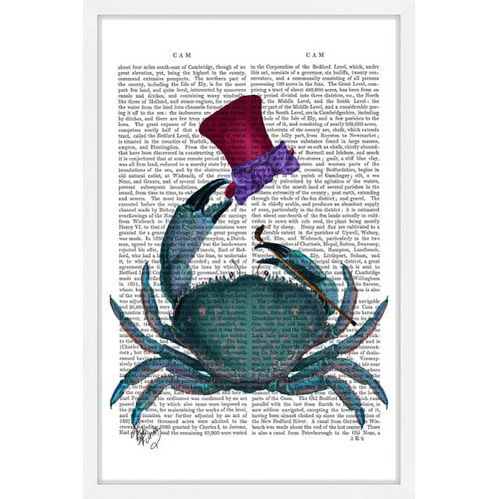 Marmont Hill "The Dandy Crab" Framed Painting Print