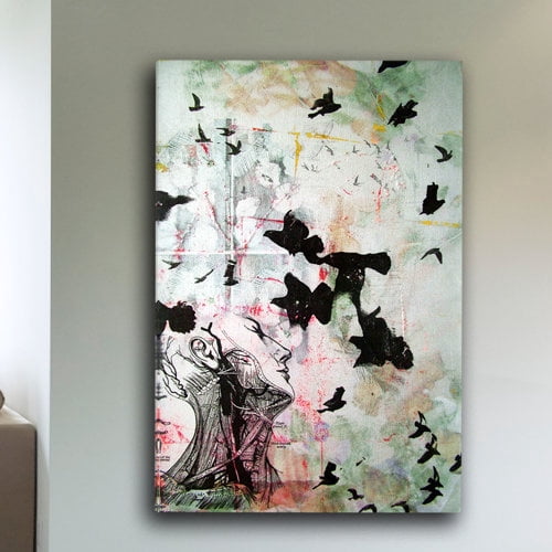 Marmont Hill "The Dreamer" by Tracy Silva Barbosa Painting Print on Canvas