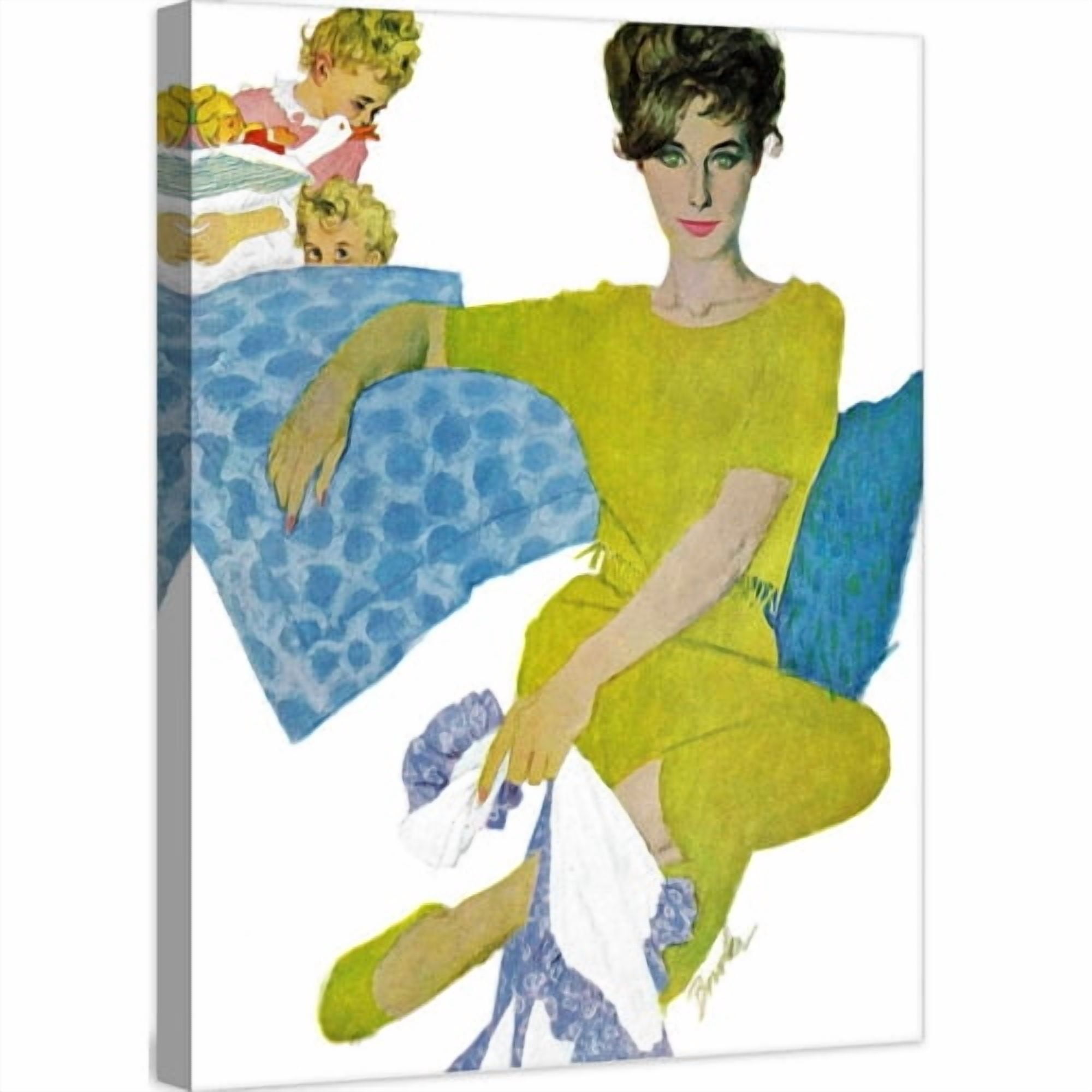 Marmont Hill "The Girl Who Pretended" by Joseph Bowler Painting Print on Canvas