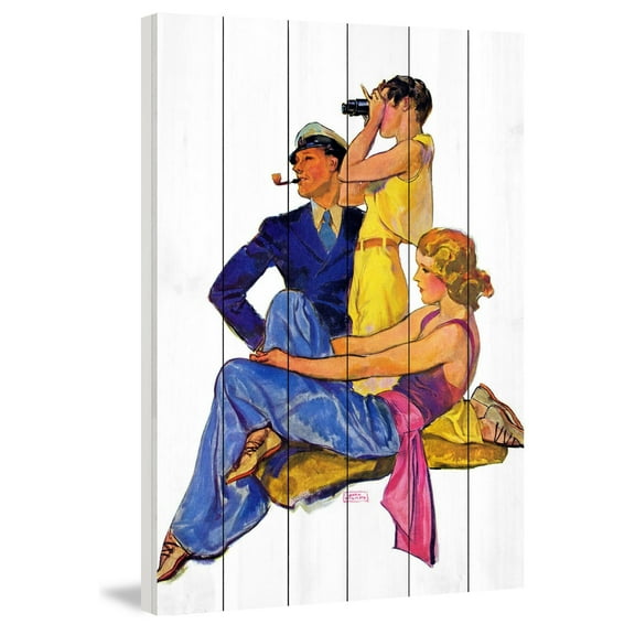 Marmont Hill "The Good Life" Painting Print on White Wood