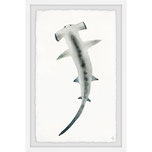 Marmont Hill The Hammerhead Framed Wall Art, 16.00" x 1.50"