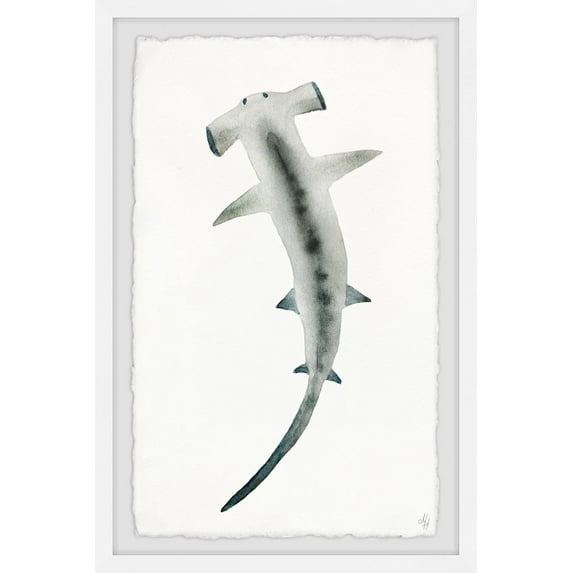 Marmont Hill The Hammerhead Framed Wall Art, 20.00" x 1.50"