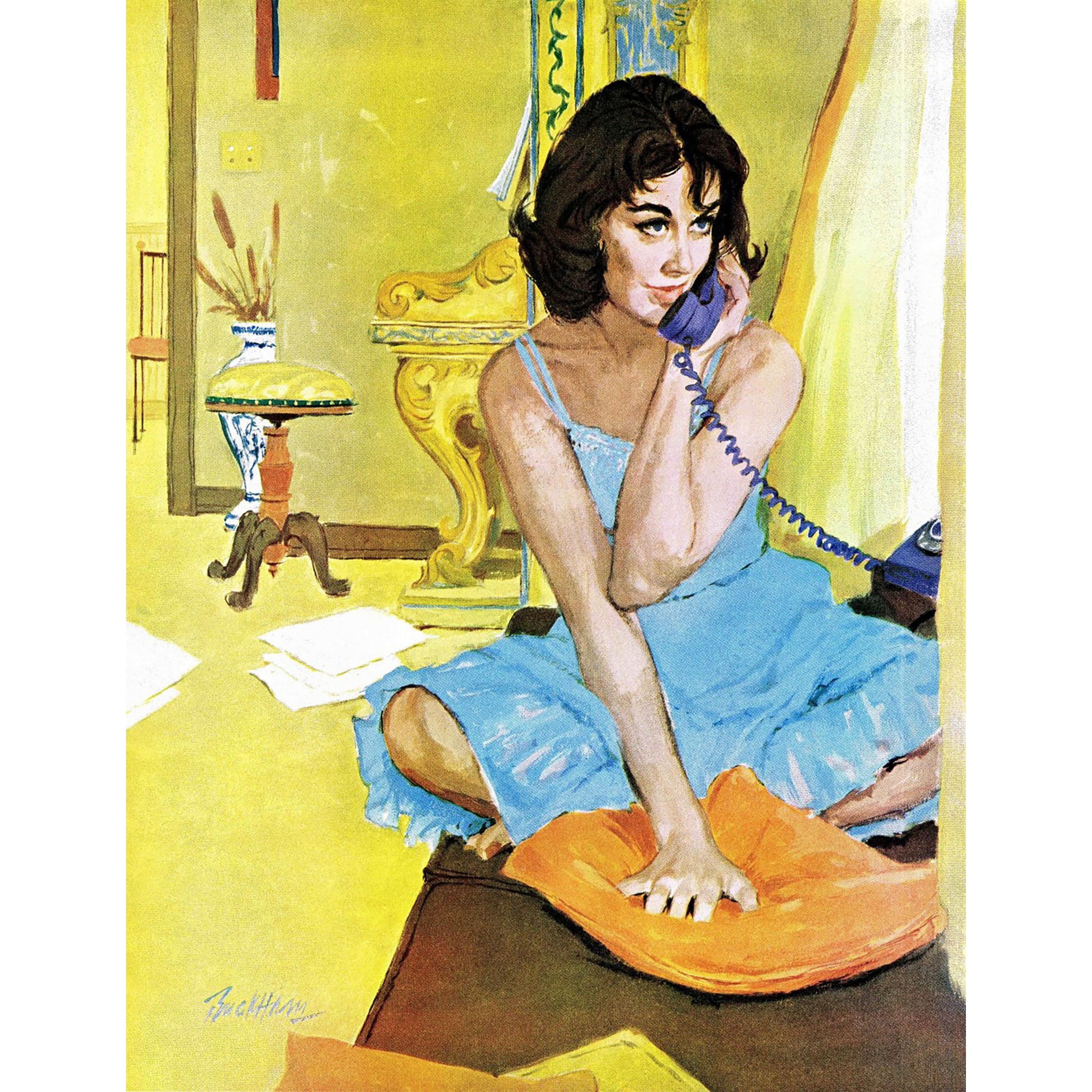 Marmont Hill "The Intrusive Stranger" by Lynn Buckham Painting Print on Canvas
