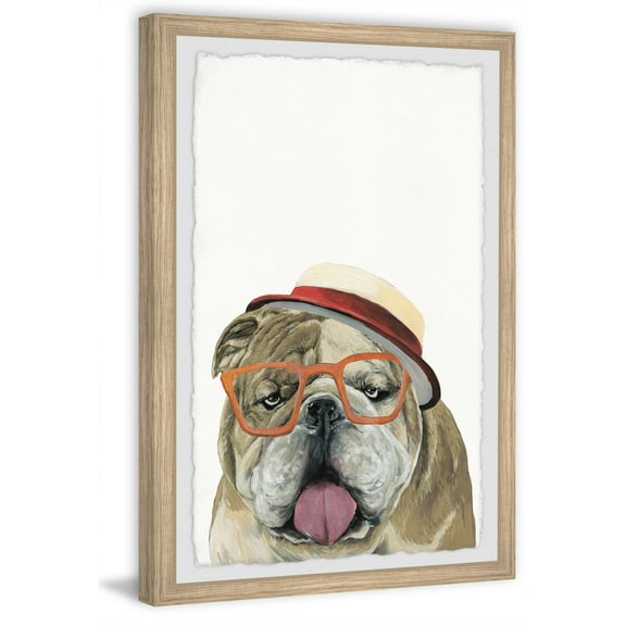 Marmont Hill "The Pack Leader" Framed Painting Art Print, 8.00" x 1.50"