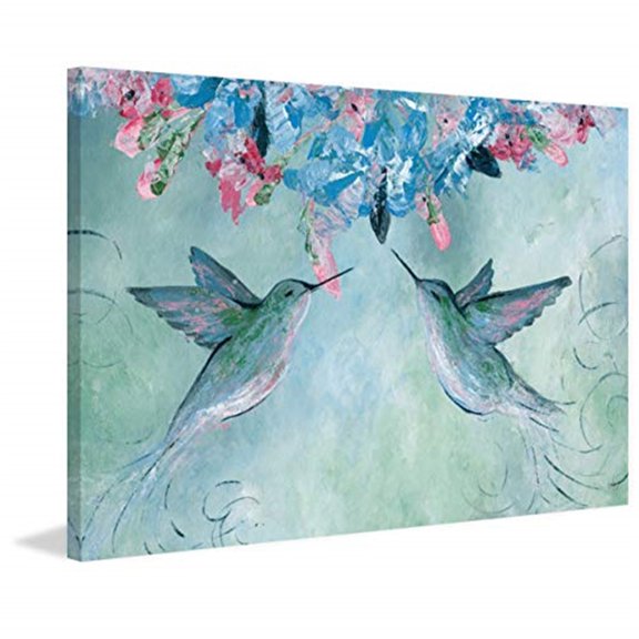 Marmont Hill The Singing Birds Painting Print on Wrapped Canvas