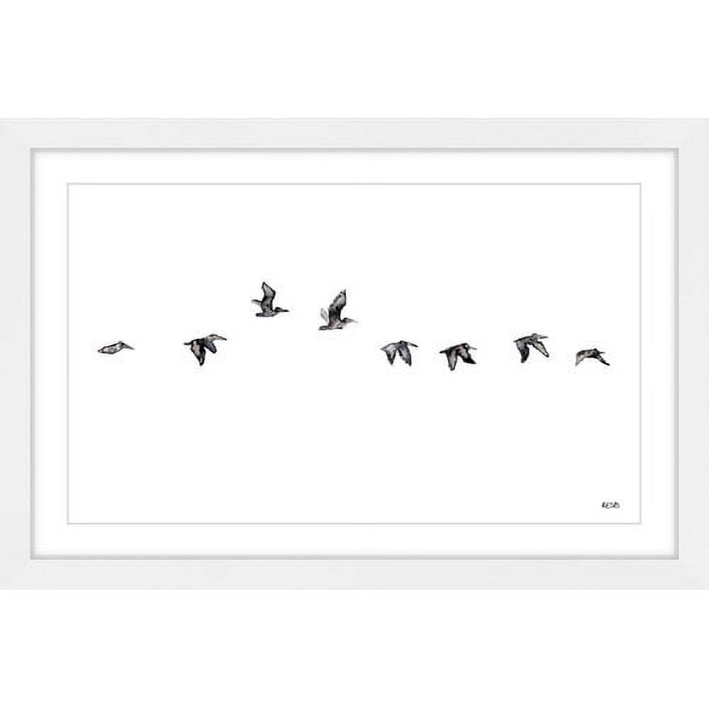 Marmont Hill "The Squadron" by Rachel Byler Framed Painting Print