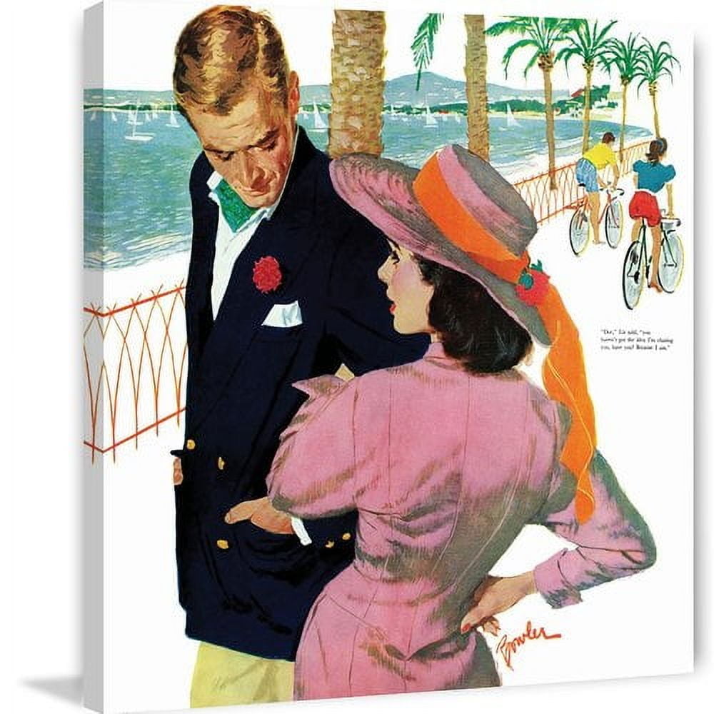 Marmont Hill "The Strategy of Love" by Joe Bowler Painting Print on Canvas